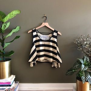 Urban Outfitters Nothing Sacred Flowy Crop Tank